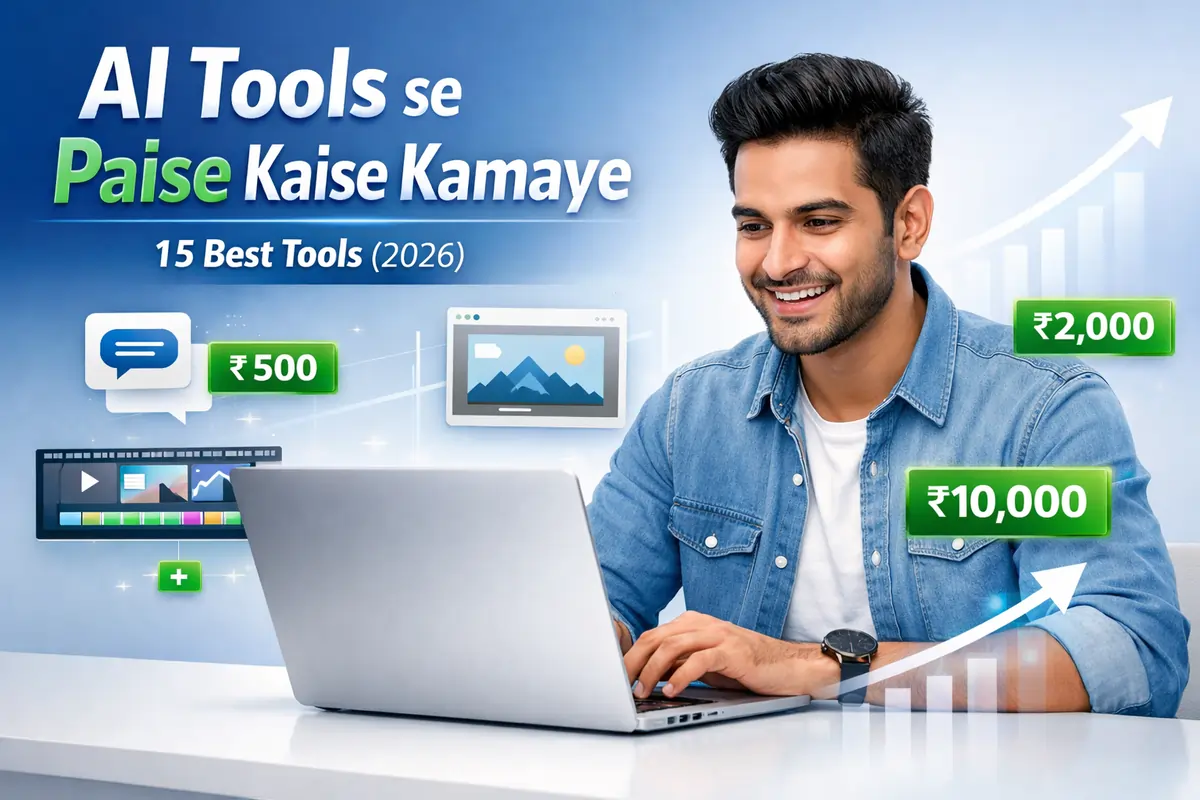 Read more about the article AI tools se paise kaise kamaye (2026)