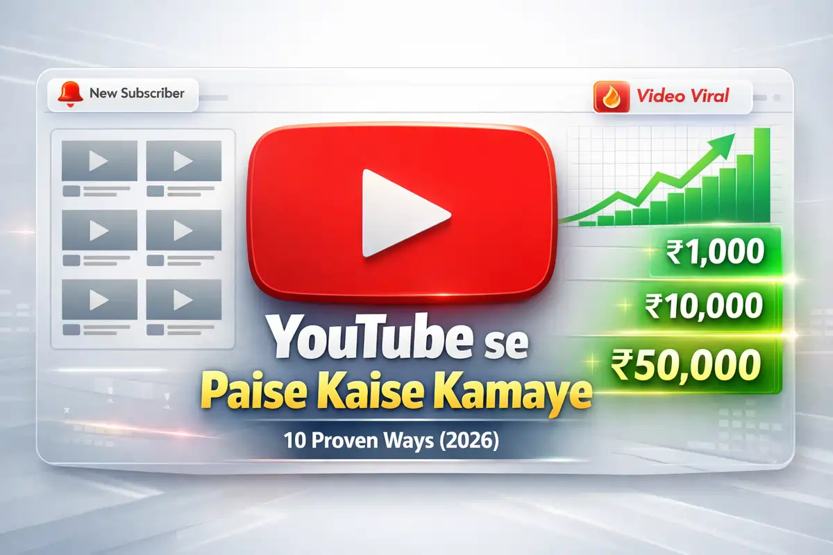 Read more about the article YouTube se paise kaise kamaye (2026)